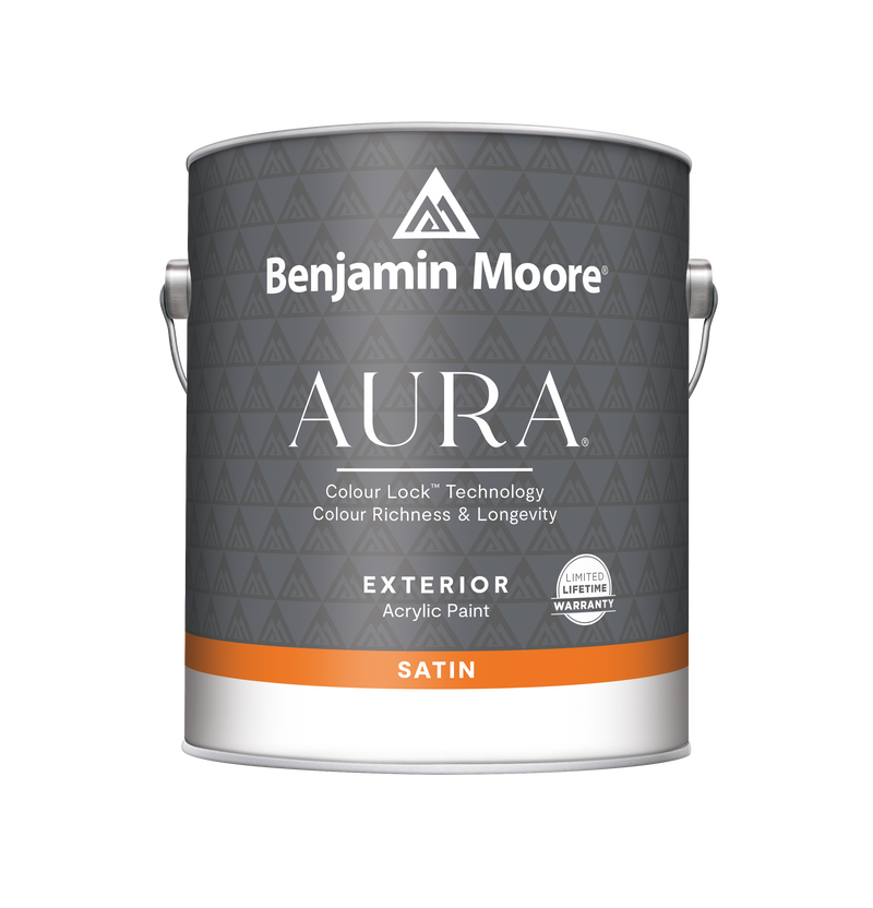 Aura Waterborne Exterior Paint - Satin Finish F631